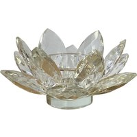 Lotus Blumenform Klar Kristall Look Harz Kerzenhalter Ws1375E von GoldenLotusAntiques