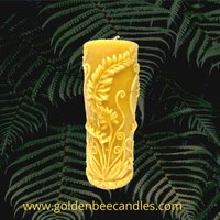 Farnsäule Bienenwachskerze von Goldenbeecandlestore