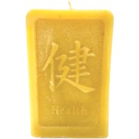 Gesundheit Kanji Bienenwachs Blockkerze von Goldenbeecandlestore