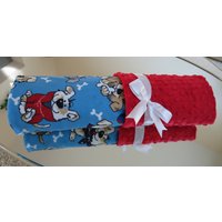 Haustierdecke, Hund/Welpe Decke Personalisiert, Haustier Geschenk, Minky Baby Decken von GoldenblanketsCO