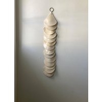 Extra Große Keramikfliese Wandbehang Handgemachte Neutrale Wanddekoration Extra Große Keramikfliese Wandbehang Handgemachte Neutrale Wanddekoration von GoldfinchArtCo