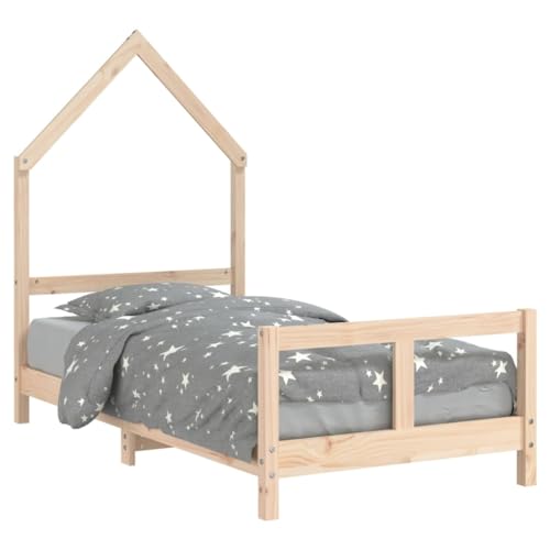 Goldicoo Kinderbett aus Massivholz Kiefer – Hausbett mit Lattenrost – 70x140 / 80x160 / 80x200 / 90x190 / 90x200 cm – Natur/Schwarz/Weiß – Hausform Bett für Kinder ab 4 Jahren Goldicoo Kinderbett aus Massivholz Kiefer – Hausbett mit Lattenrost – 70x140 / 80x160 / 80x200 / 90x190 / 90x200 cm – Natur/Schwarz/Weiß – Hausform Bett für Kinder ab 4 Jahren von Goldicoo