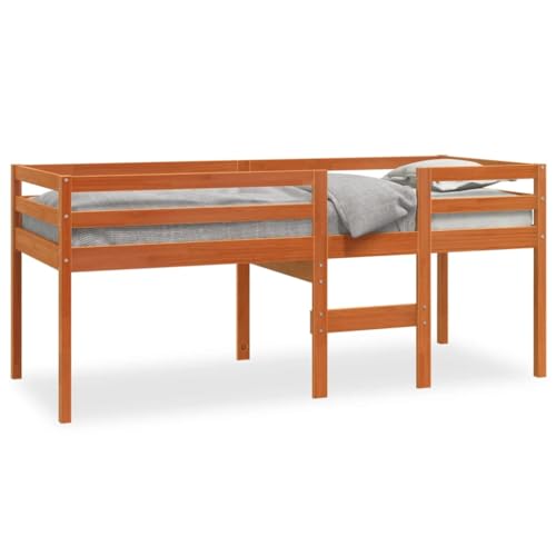 Goldicoo Massivholz Hochbett Kinderbett für Kinder – 2 Höhen wählbar – Halbhochbett Mit Kippschutz & Sicherheitsgeländer – 90x200 cm / 80x200 cm / 90x190 cm / 75x190 cm Goldicoo Massivholz Hochbett Kinderbett für Kinder – 2 Höhen wählbar – Halbhochbett Mit Kippschutz & Sicherheitsgeländer – 90x200 cm / 80x200 cm / 90x190 cm / 75x190 cm von Goldicoo