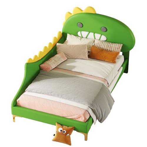 Goldicoo Polsterbett 90x200 für Mädchen und Jungen - Cartoon-Design - Kinderbett Jugendbett - Kunstlederstoff Goldicoo Polsterbett 90x200 für Mädchen und Jungen - Cartoon-Design - Kinderbett Jugendbett - Kunstlederstoff von Goldicoo