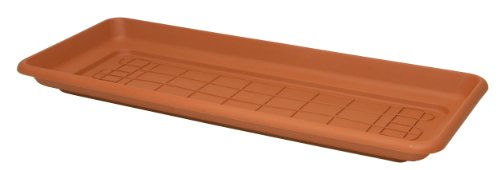 Goldiflora 600102 Untersetzer für Pflanzkasten"Daphne" 100 cm, terracotta von Goldiflora