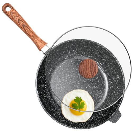 Goldmann Tiefe Gussaluminium Bratpfanne 28 CM – Keramik-Antihaftbeschichtung, Induktionsgeeignet, Aromadeckel, Soft-Touch-Griff, PFOA-frei Goldmann Tiefe Gussaluminium Bratpfanne 28 CM – Keramik-Antihaftbeschichtung, Induktionsgeeignet, Aromadeckel, Soft-Touch-Griff, PFOA-frei von Goldmann