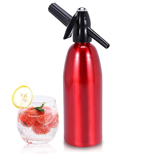 Home Soda Makers, Sprudelwasser-Maschine, 1000 ml Soda Maker Flasche, wiederverwendbare Soda/Sprudelgetränke Maschine zum Kohlensäuremachen von frischem Sodawasser, BPA-freie Metallflasche, Gasflasche Home Soda Makers, Sprudelwasser-Maschine, 1000 ml Soda Maker Flasche, wiederverwendbare Soda/Sprudelgetränke Maschine zum Kohlensäuremachen von frischem Sodawasser, BPA-freie Metallflasche, Gasflasche von Goldmeet