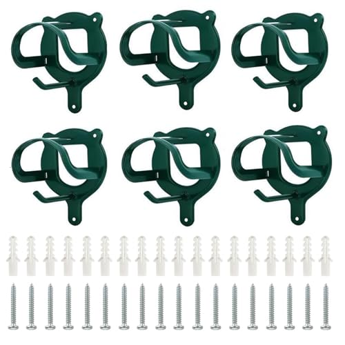 Pferd Zaumzeug Gestell 6er Pack, Trense Halterung Trense Haken mit Rohren und Schraube, Metall Zaumzeughalter Halter Aufhänger Pferd Zaumzeug Pferd Scheune Zubehör für Sattelkammer von Goldmeet