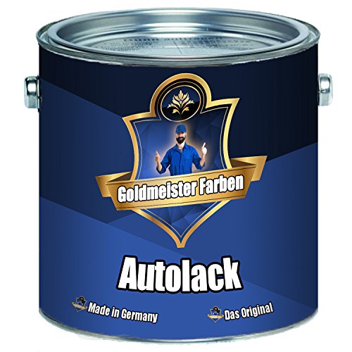 Goldmeister Farben 2 K Autolack - Grundierung und Decklack in Einem - Extrem Wiederstandsfähiger Landmaschinenlack im SET (Enzianblau RAL 5010, 2,5 kg) von Goldmeister Farben