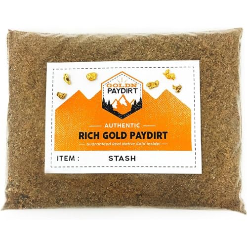 Goldn Gold Paydirt Stash Panning Pay Dirt Bag - Gold Prospekting Konzentrat von Goldn Paydirt