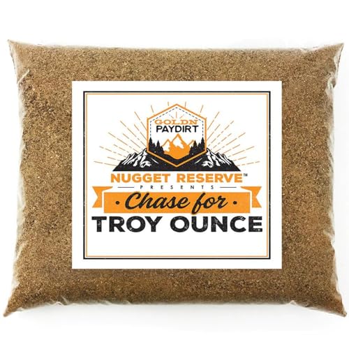 Nugget Reserve "Top Secret Chase for Troy Ounce" – Gold Nugget Paydirt Panning Konzentrat Pay Dirt Bag – Gold Prospekting von Goldn Paydirt