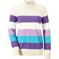 GOLDNER Rundhalspullover "Kurzgröße Strickpullover" Stehbund mit Rippe von Goldner