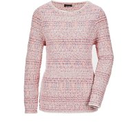 GOLDNER Rundhalspullover "Multicolor 3D-Optik mit U-Boot-Ausschnitt" Multicolor-Strick von Goldner