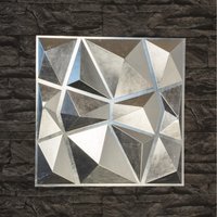 Design 3D Wandbild Vergoldet Silber Design 3D Wandbild Vergoldet Silber von Goldschaetze