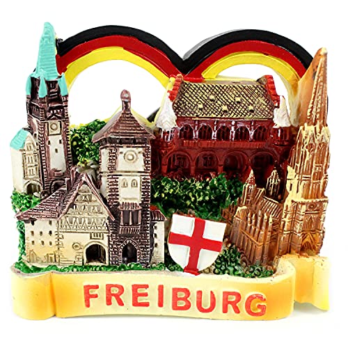 Schwarzwald Magnete | Kühlschrankmagnet Heimat | Bollenhut Kirschtorte Tannen | Geschenke Accessoires | Black Forest (Freiburg) von Goldschmidt