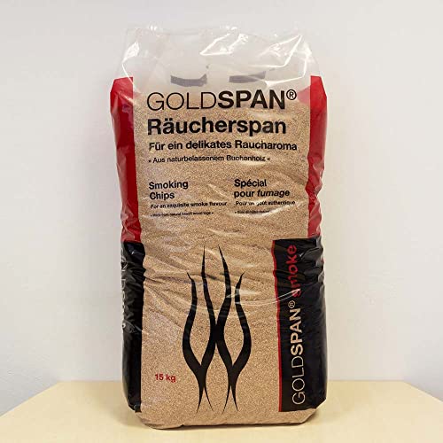 Goldspan Räuchermehl B 5/10 extra fein 15kg Körnung 0,2-1,25mm von Goldspan