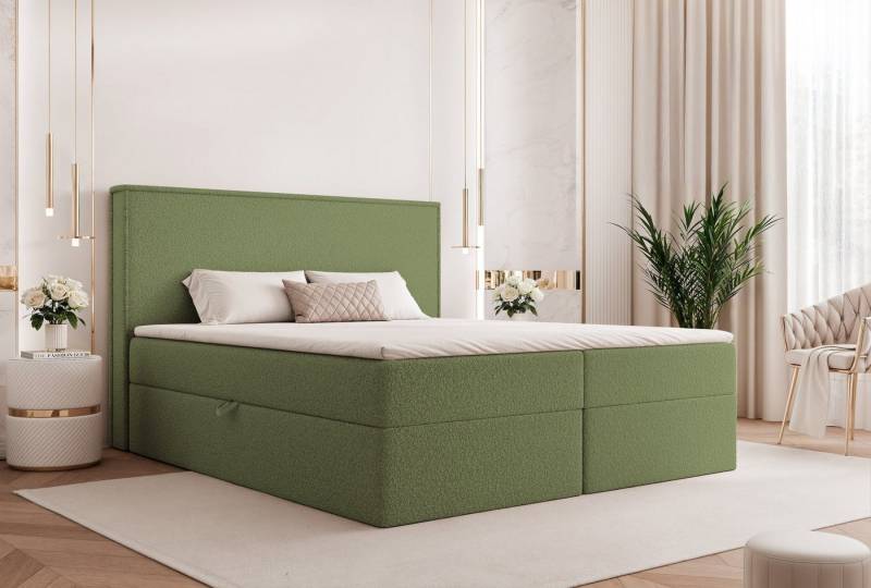 Goldstoff Boxspringbett Modernes Komfortbett mit Stauraum & stilvollem Kopfteil Goldstoff Boxspringbett Modernes Komfortbett mit Stauraum & stilvollem Kopfteil von Goldstoff