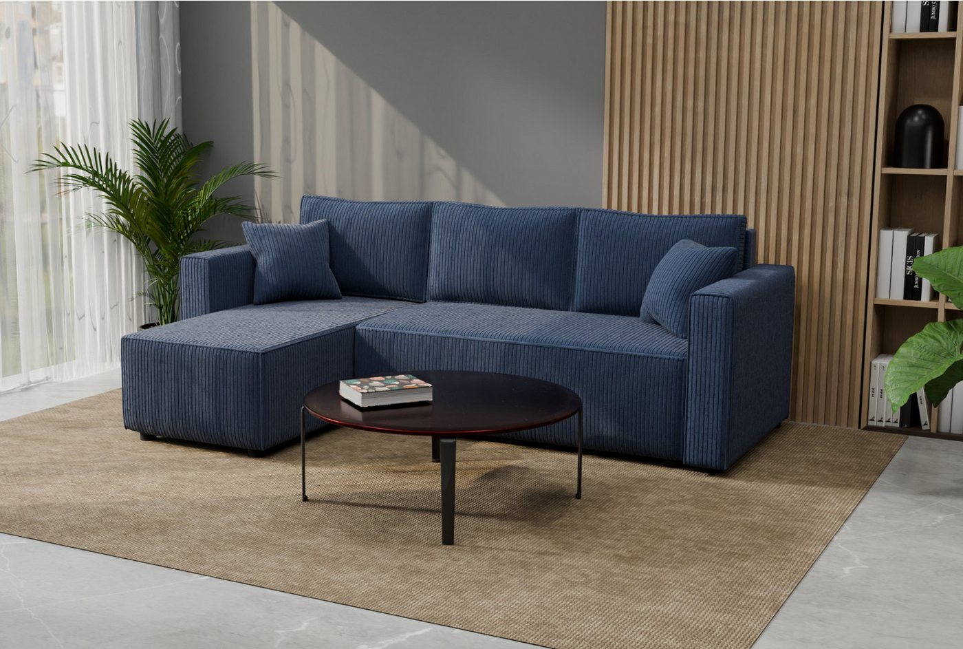 Goldstoff Ecksofa Cord Ecksofa mit Schlaffunktion & Bettkasten, – modernes Ecksofa klein, Eckcouch, Cordstoff / Cordbezug Goldstoff Ecksofa Cord Ecksofa mit Schlaffunktion & Bettkasten, – modernes Ecksofa klein, Eckcouch, Cordstoff / Cordbezug von Goldstoff