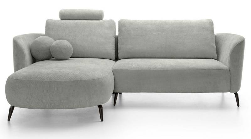 Goldstoff Ecksofa Zenit – L-Form Sofa mit Schlaffunktion, Stauraum & Designer-Look, Einzelsofa mit Schlaffunktion, Bettkasten, Relaxfunktion von Goldstoff