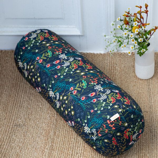 Goldwerk Schliersee Bolster Wilde Wiese, blau von Goldwerk Schliersee