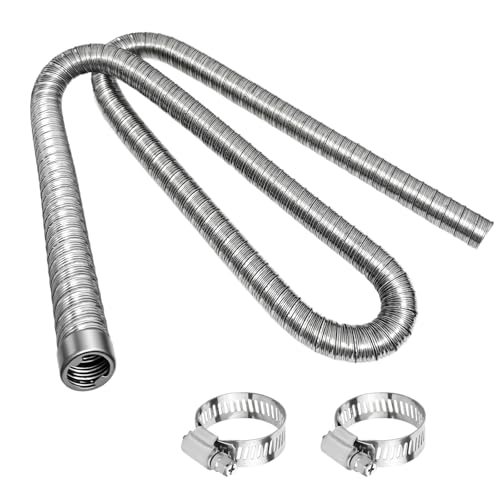 Golgner Abgasschlauch für Stromerzeuger 150cm x 24mm, Auto Standheizung Abgasrohr, Abgasrohr Standheizung, Kraftstofftank Abgasrohr mit 2 Schlauchschellen, für Stromerzeuger, Kraftstofftank, Abgasrohr Golgner Abgasschlauch für Stromerzeuger 150cm x 24mm, Auto Standheizung Abgasrohr, Abgasrohr Standheizung, Kraftstofftank Abgasrohr mit 2 Schlauchschellen, für Stromerzeuger, Kraftstofftank, Abgasrohr von Golgner