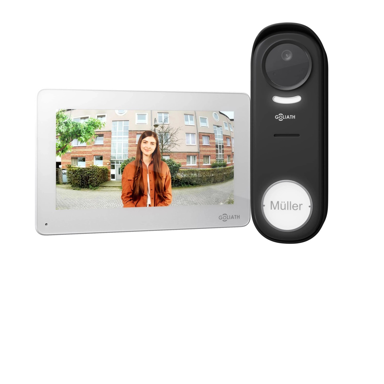 Goliath Funk Video Türklingel mit Kamer App Fähig von Goliath intercom