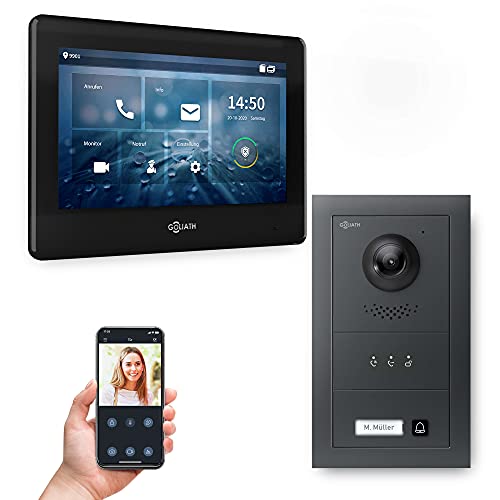 Goliath Hybrid | 2-Draht | Full-HD Video Türsprechanlage | App | 1-Fam | 1 x Full-Touchscreen 7" | Aluminium Unterputz Türstation | + Feedback Modul | 180° Ultra-Weitwinkel | AV-BUS-615 Goliath Hybrid | 2-Draht | Full-HD Video Türsprechanlage | App | 1-Fam | 1 x Full-Touchscreen 7" | Aluminium Unterputz Türstation | + Feedback Modul | 180° Ultra-Weitwinkel | AV-BUS-615 von Goliath