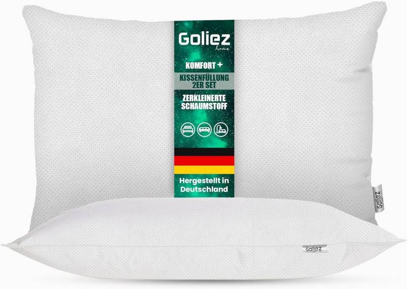 Goliez Kopfkissen Kissenfüllung 2er Set Kopfkissen Innenkissen Dekokissen Sofakissen von Goliez