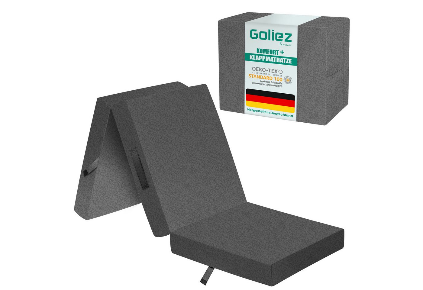 Klappmatratze Gästematratze Klappmatratze für Reisebett Kamping Bett 190 x 60 x 7 cm, Goliez, (Mehrzweck) von Goliez