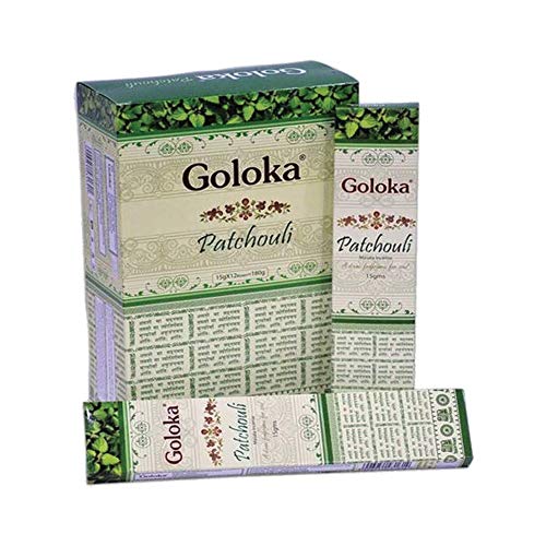 GOLOKA Räucherstäbchen, All Natural Scents, 15 g, Patchouli von Goloka