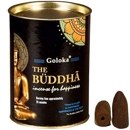 Goloka Backflow Wierook Kegels Buddha (12 blikken) von Goloka