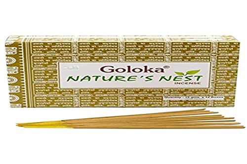 Goloka Nature's Nest Masala Räucherstäbchen (15gm) x 12 Schachteln von Goloka