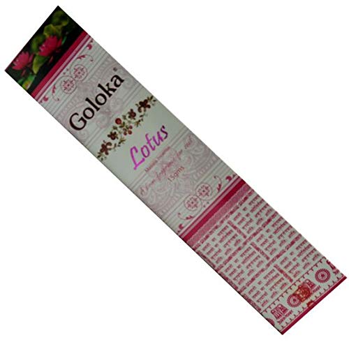 Goloka Premium Räucherstäbchen, Lotus, 15 g von Goloka