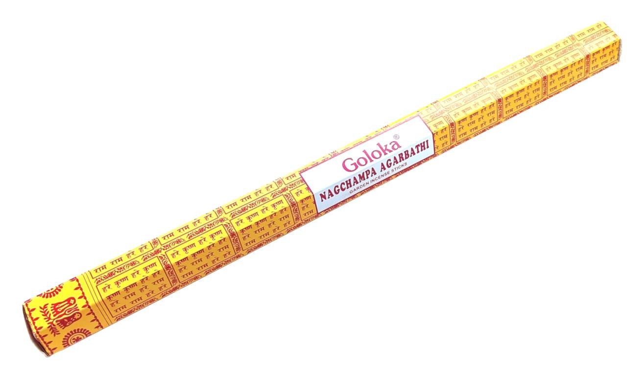 Goloka Räucherstäbchen Goloka Incense "Nag Champa" Garden Sticks Hexa, 7 Stk, je 40cm Goloka Räucherstäbchen Goloka Incense "Nag Champa" Garden Sticks Hexa, 7 Stk, je 40cm von Goloka