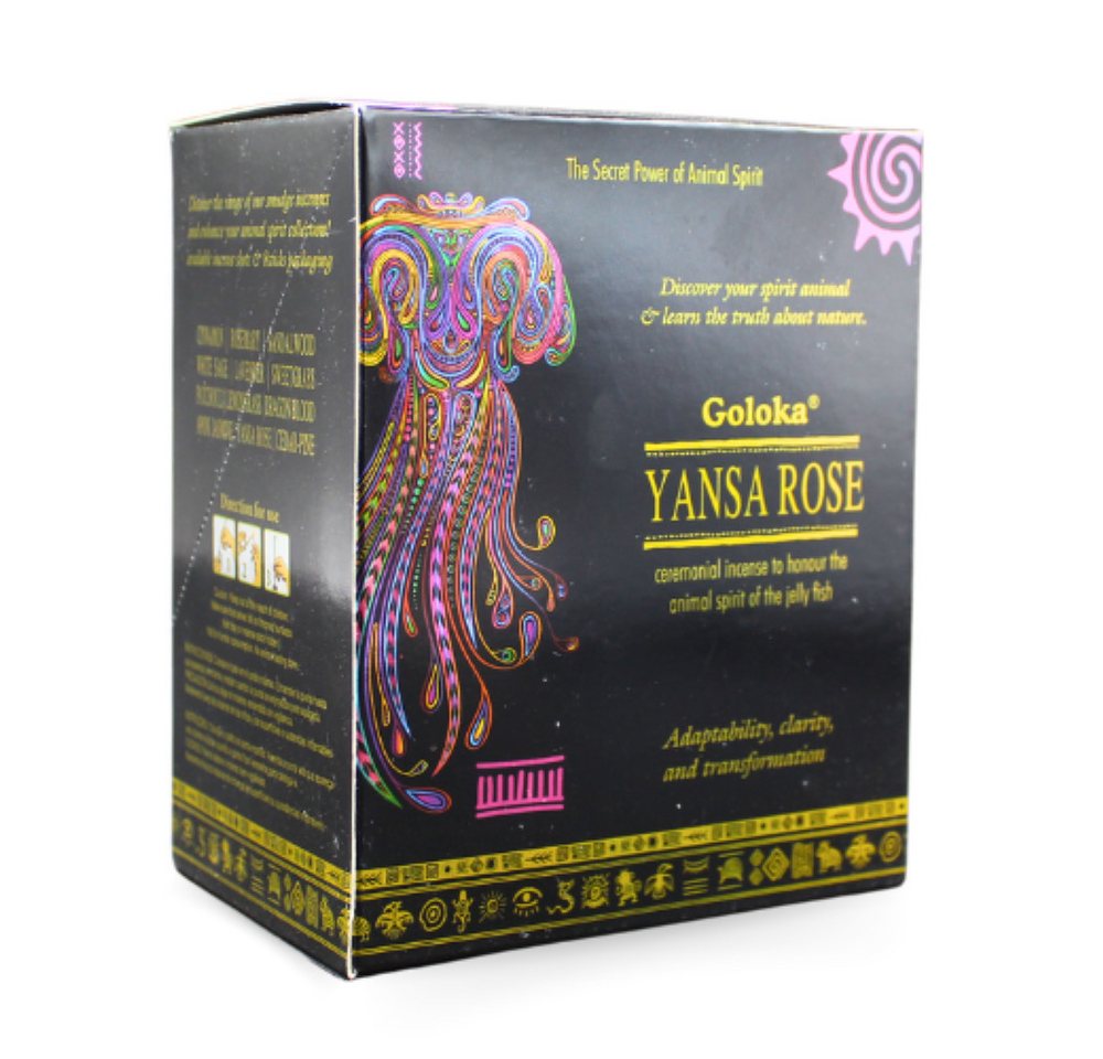 Goloka Räucherstäbchen Goloka Yana Rose Smudged Incense Sticks, 8 Stück Goloka Räucherstäbchen Goloka Yana Rose Smudged Incense Sticks, 8 Stück von Goloka