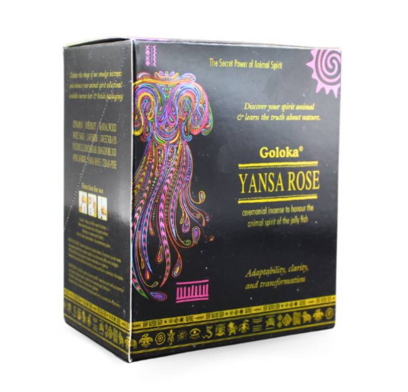 Goloka Räucherstäbchen Goloka Yana Rose Smudged Incense Sticks, 8 Stück Goloka Räucherstäbchen Goloka Yana Rose Smudged Incense Sticks, 8 Stück von Goloka