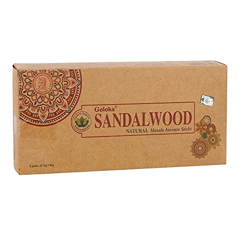 Goloka Wierook Organica Sandalwood (6 pakjes) von Goloka