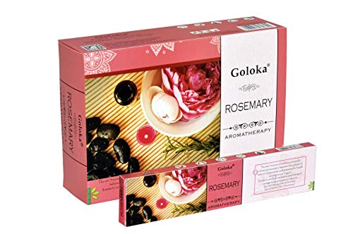 Goloka Aromatherapie Rosmarin Räucher 15 g von Goloka