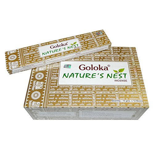 Räucherstäbchen 180g Goloka Nature's Nest Incense Wohnacessoire Deko Raumduft von Goloka