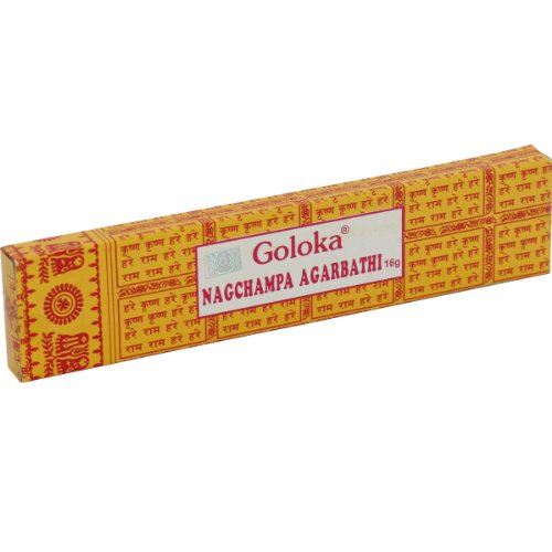 Räucherstäbchen - Goloka NAG CHAMPA AGARBATTI 16g von Goloka