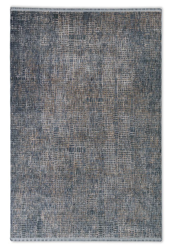 Golze & Söhne Webteppich Sarezzo ca. 133x190cm in Farbe Gitter blau von Golze & Söhne