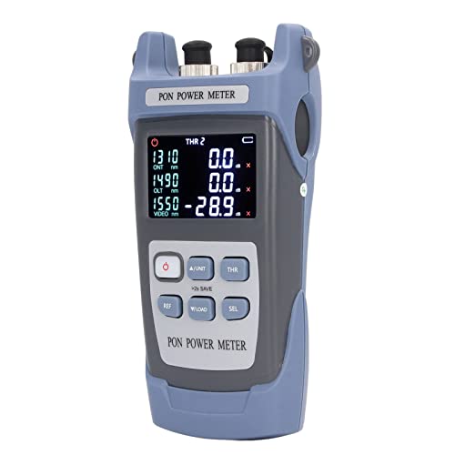 Gonetre Digitale Digitalanzeige des Optischen Faser -Stroms mit Hoher Präzision Optischer Kabel PON Tester Testing Tool Set Kit für Telekommunikationsingenieure und Netzwerktechniker von Gonetre