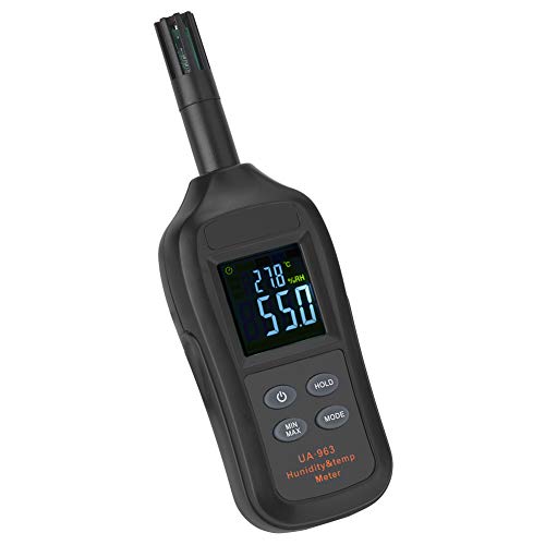 Gonetre Digitale Temperaturfeuchtigkeitsmesser -Thermometer Hygrometer Hochpräzision Tragbar mit Taupunkt -Nassbirnen -Temperaturmessung für den Industriellen Gebrauch in Home Office von Gonetre