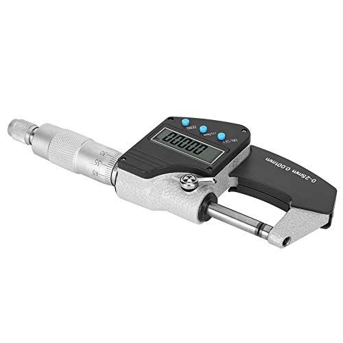 Gonetre Digitalmikrometer Großer Bildschirm Hoher Präzision 0,001mm Genauigkeitsmetrik Imperial Conversion 0 25 Mm Bereich für Ingenieure Mechanik Edelstahlkarbid 162 Mm Gonetre Digitalmikrometer Großer Bildschirm Hoher Präzision 0,001mm Genauigkeitsmetrik Imperial Conversion 0 25 Mm Bereich für Ingenieure Mechanik Edelstahlkarbid 162 Mm von Gonetre
