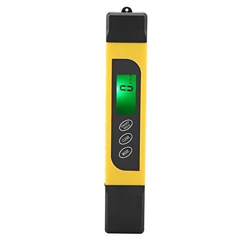 Gonetre Digitalwasserqualitätstester 3 in 1 LCD -TDS -Reinheit Messgerät mit Temperaturmessung für das Trinkwasserprüfwerkzeug für die Wasseraufbereitung in der Wohnung zu Hause von Gonetre