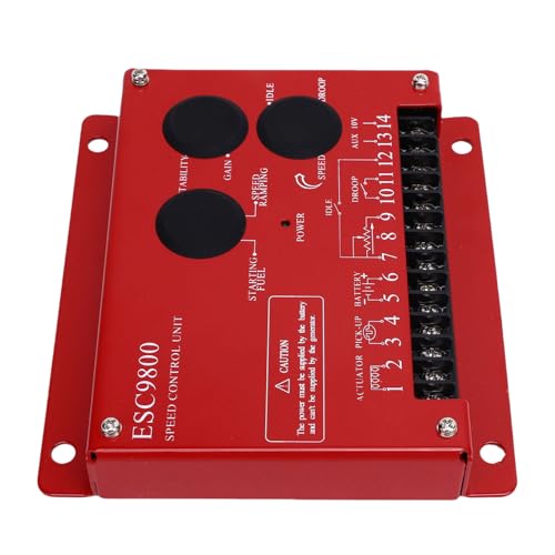 Gonetre ESC9800 Motorgeschwindigkeitskontrolle Gouverneur Schnellreaktionsgenerator Speed -Controller Hochgenannte Stabilität für Dieselgeneratoren Eisenmaterial 157x145 Mm Gonetre ESC9800 Motorgeschwindigkeitskontrolle Gouverneur Schnellreaktionsgenerator Speed -Controller Hochgenannte Stabilität für Dieselgeneratoren Eisenmaterial 157x145 Mm von Gonetre