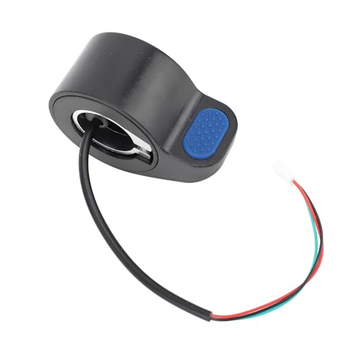 Gonetre Electric Scooter Accelerator Throttle Hochwertiger Finger Daumen Gasgriff Geschwindigkeitsregler für MI3 Elektroroller Robustes ABS Material Rot Schwarz von Gonetre