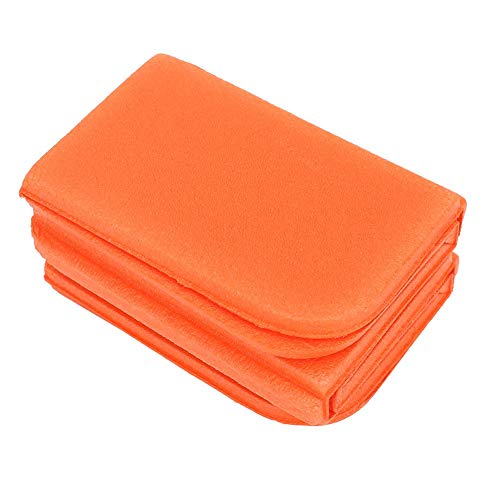 Gonetre Faltbares Sitzkissen, Tragbare, wasserdichte Picknickmatte, Leichtes, Langlebiges Outdoor-Camping-Picknick-Zubehör, XPE-Material, Mehrfarbige Optionen, Kompakte Größe (Orange) von Gonetre