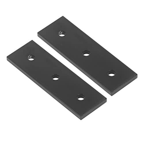 Gonetre Gelenkplatte Aluminiumlegierung Repariert Flachhaltertafel Robuster Gerade Klammer -Fixierungsplatte für Möbeltische Betten Kommoden Stühle Regale 2 PCS Set Set (3030) von Gonetre