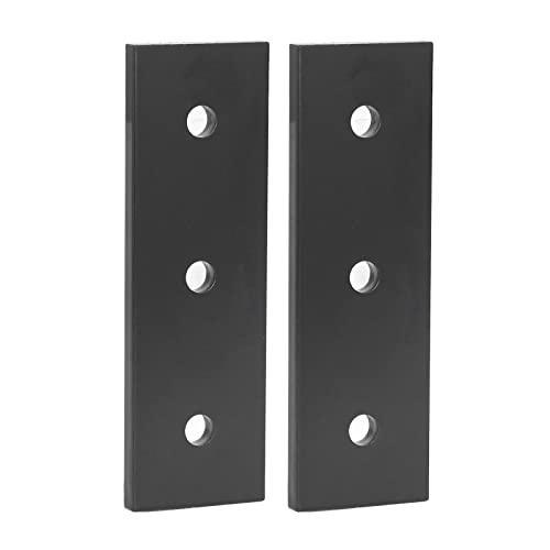 Gonetre Gelenkplatte Aluminiumlegierung Repariert Flachhaltertafel Robuster Gerade Klammer -Fixierungsplatte für Möbeltische Betten Kommoden Stühle Regale 2 PCS Set Set (4040) von Gonetre